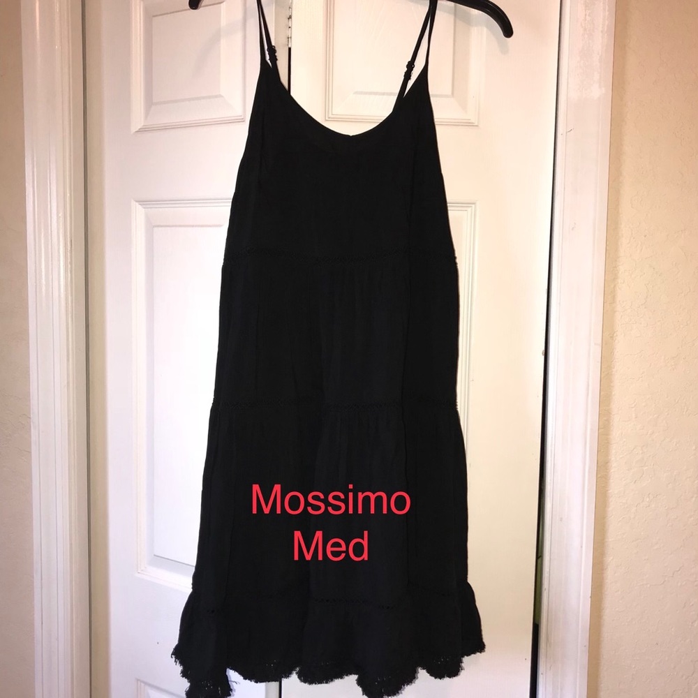 Black tiered dress